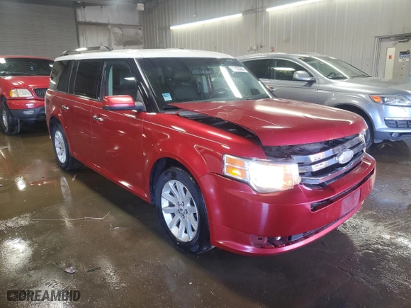 2012 Ford Flex SEL with VIN 2FMGK5CC5CBD07903, listed as a Copart auction lot 51102365 with 152,848 mi miles and Salvage Title. Bid and sale history available at carsss.com. Image 4.