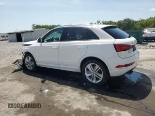 2017 Audi Q3 Premium with VIN WA1BCCFS7HR014683, listed as a Copart auction lot 54739465 with 64,917 mi miles and Salvage title. Bid and sale history available at DreamBid. Image 2.
