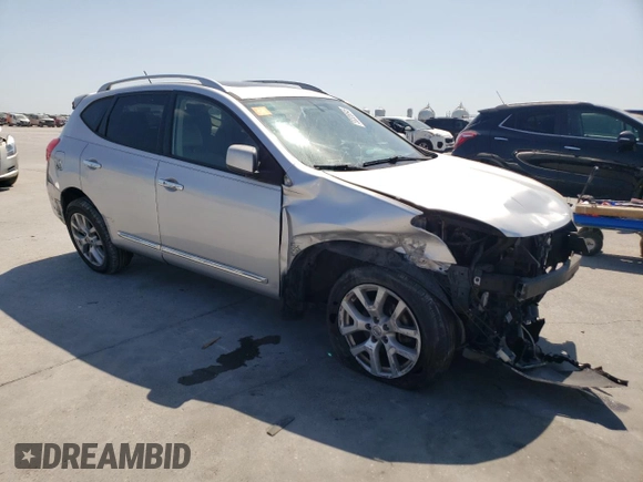 2011 Nissan Rogue SV with VIN JN8AS5MT1BW182795, listed as a Copart auction lot 53326545 with 0 mi miles and Salvage Title. Bid and sale history available at carsss.com. Image 4.