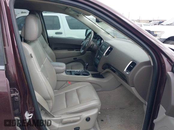 2012 Dodge Durango Crew with VIN 1C4RDHDG7CC144357, listed as a IAAI auction lot 42019204 with 174,408 mi miles and . Bid and sale history available at DreamBid. Image 5.