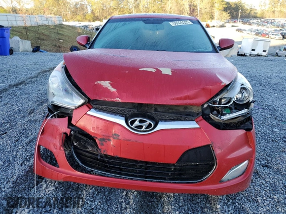 2012 Hyundai Veloster w/Black Int with VIN KMHTC6AD3CU071629, listed as a Copart auction lot 50325325 with 64,351 mi miles and Salvage title. Bid and sale history available at DreamBid. Image 5.