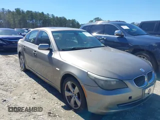 2008 BMW 5 Series 528xi with VIN WBANV13538CZ55659, listed as a IAAI auction lot 41745127 with 146,608 mi miles and . Bid and sale history available at carsss.com. Image 1.