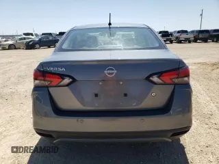 2024 Nissan Versa S with VIN 3N1CN8DV4RL817073, listed as a Copart auction lot 52411865 with 34,464 mi miles and Salvage Title. Bid and sale history available at carsss.com. Image 6.