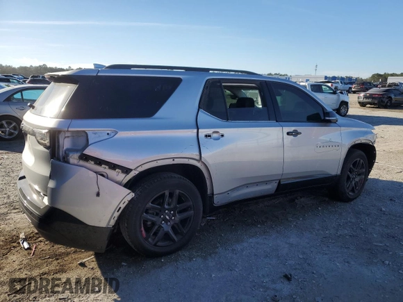 2021 Chevrolet Traverse Premier with VIN 1GNERKKW0MJ220187, listed as a Copart auction lot 46138135 with 99,652 mi miles and Non Repairable. Bid and sale history available at carsss.com. Image 3.