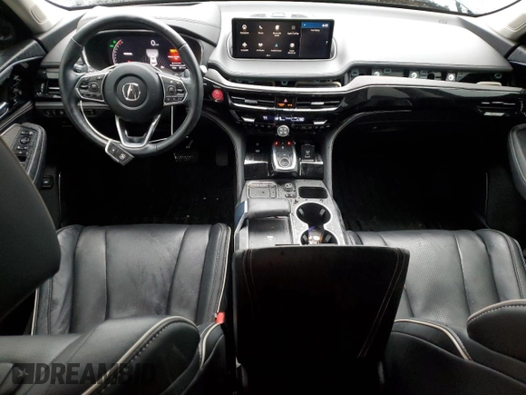 2022 Acura MDX w/Advance Package with VIN 5J8YE1H85NL044927, listed as a Copart auction lot 78668824 with 24,424 mi miles and Salvage Title. Bid and sale history available at carsss.com. Image 8.