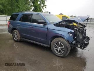 2020 Ford Expedition XL with VIN 1FMJU1GTXLEA78111, listed as a Copart auction lot 58079055 with 76,664 mi miles and Salvage title. Bid and sale history available at DreamBid. Image 4.