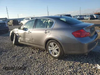 2011 Infiniti G25 Sedan x with VIN JN1DV6AR5BM652419, listed as a Copart auction lot 45960785 with 55,533 mi miles and Salvage Title. Bid and sale history available at carsss.com. Image 2.