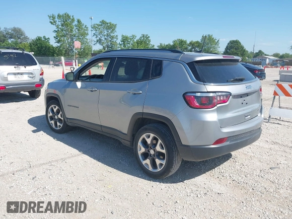 2020 Jeep Compass Limited with VIN 3C4NJCCB2LT179702, listed as a IAAI auction lot 39664511 with 85,090 mi miles and . Bid and sale history available at DreamBid. Image 3.