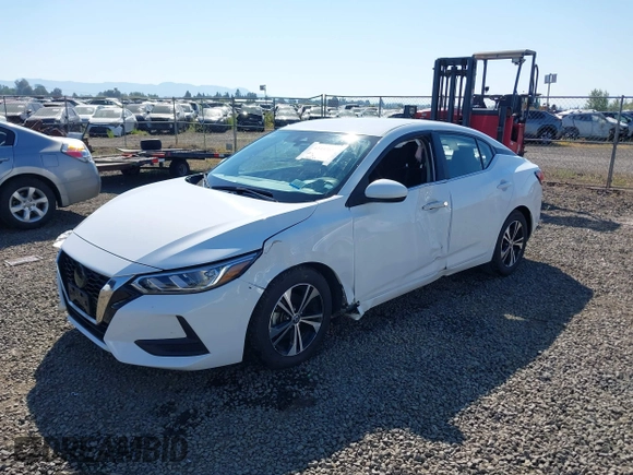 2022 Nissan Sentra SV z VIN 3N1AB8CV0NY244235, wystawiony jako IAAI lot #42453885 z przebiegiem 46 533 mil mil oraz . Historia ofert i sprzedaży dostępna na DreamBid. Obrazek 20.