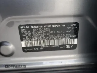 2020 Mitsubishi Outlander Sport SE 2.0 with VIN JA4AP4AUXLU016318, listed as a Copart auction lot 84936064 with 74,599 mi miles and Salvage Title. Bid and sale history available at carsss.com. Image 12.