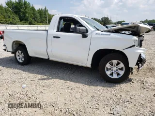 2020 Chevrolet Silverado 1500 Work Truck with VIN 3GCNWAEF5LG322849, listed as a Copart auction lot 65053573 with 39,811 mi miles and Salvage Title. Bid and sale history available at carsss.com. Image 4.