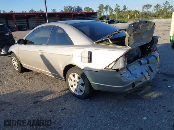 2002 Honda Civic EX with VIN 1HGEM22912L081546, listed as a IAAI auction lot 41767250 with 180,736 mi miles. Bid and sale history available at carsss.com. Image 3.