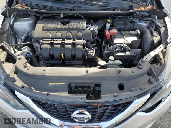 2016 Nissan Sentra SV with VIN 3N1AB7AP9GY258281, listed as a Copart auction lot 52052395 with 80,888 mi miles and Salvage Title. Bid and sale history available at DreamBid. Image 12.
