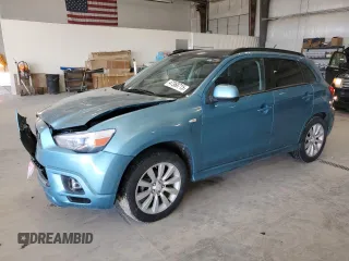 2011 Mitsubishi Outlander Sport SE with VIN JA4AP4AU6BZ013837, listed as a Copart auction lot 47368715 with 141,596 mi miles and Salvage Title. Bid and sale history available at carsss.com. Image 1.