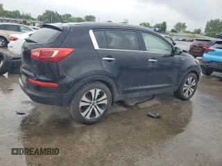 2012 Kia Sportage EX with VIN KNDPCCA21C7240564, listed as a Copart auction lot 58931445 with 235,045 mi miles and Clean title. Bid and sale history available at DreamBid. Image 3.