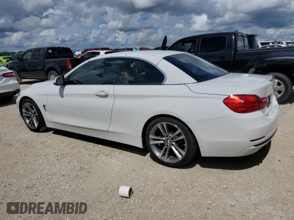 2016 BMW 4 Series 428i with VIN WBA3V7C57G5A24971, listed as a Copart auction lot 73982454 with Not Provided miles and Salvage Title. Bid and sale history available at carsss.com. Image 2.