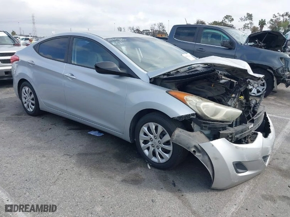 2011 Hyundai Elantra GLS PZEV with VIN 5NPDH4AE7BH022191, listed as a IAAI auction lot 41932987 with 187,381 mi miles. Bid and sale history available at carsss.com. Image 1.