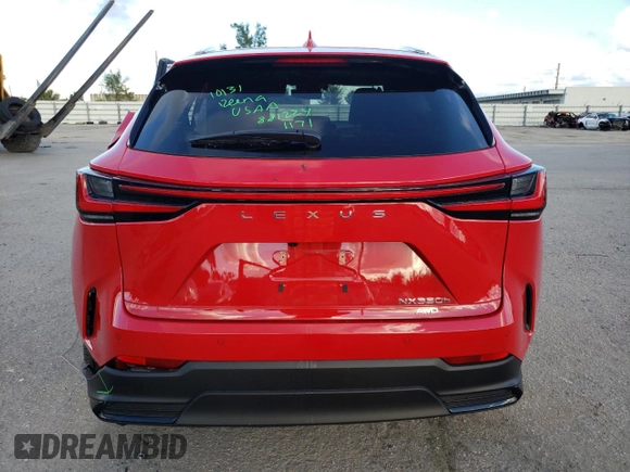 2022 Lexus NX with VIN JTJGKCEZ7N2007067, listed as a Copart auction lot 75346493 with 8,435 mi miles. Bid and sale history available at carsss.com. Image 6.