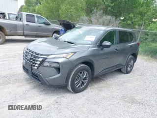 2024 Nissan Rogue S with VIN 5N1BT3AB3RC695244, listed as a IAAI auction lot 42120015 with 44,313 mi miles. Bid and sale history available at carsss.com. Image 2.