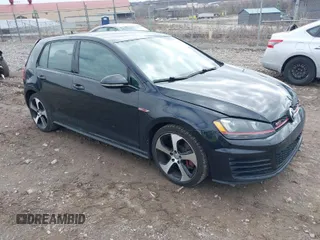 2016 Volkswagen Golf GTI SE w/Performance Pkg with VIN 3VW547AU0GM019222, listed as a IAAI auction lot 41914466 with 120,138 mi miles. Bid and sale history available at carsss.com. Image 1.