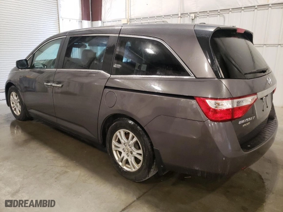 2012 Honda Odyssey EX-L with VIN 5FNRL5H66CB080110, listed as a Copart auction lot 53031925 with 143,657 mi miles and Salvage Title. Bid and sale history available at carsss.com. Image 2.