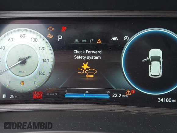 2022 Hyundai Kona N Line with VIN KM8K3CA31NU787336, listed as a IAAI auction lot 41275126 with 34,180 mi miles. Bid and sale history available at carsss.com. Image 7.