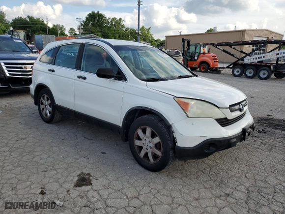 2007 Honda CR-V LX with VIN 5J6RE48367L017290, listed as a Copart auction lot 54781534 with 285,394 mi miles and Salvage Title. Bid and sale history available at carsss.com. Image 4.