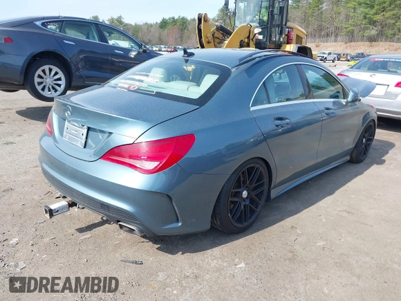2014 Mercedes-Benz CLA 250 with VIN WDDSJ4EB9EN056350, listed as a IAAI auction lot 42076209 with 108,193 mi miles and . Bid and sale history available at DreamBid. Image 4.