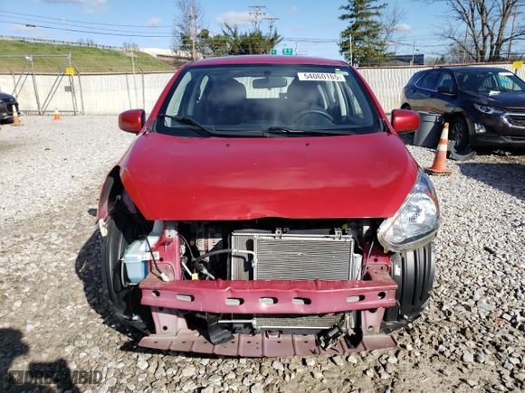 2015 Mitsubishi Mirage DE with VIN ML32A3HJ5FH037076, listed as a Copart auction lot 54060165 with 35,702 mi miles and Salvage Title. Bid and sale history available at carsss.com. Image 5.