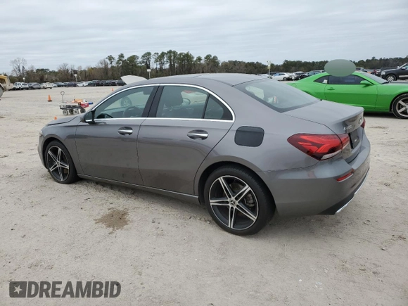 2022 Mercedes-Benz A 220 with VIN W1K3G4EB0NJ363576, listed as a Copart auction lot 41850345 with 109,187 mi miles and Salvage Title. Bid and sale history available at DreamBid. Image 2.