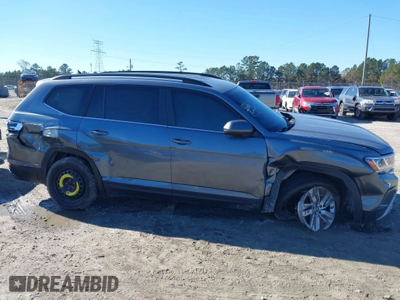 2021 Volkswagen Atlas S with VIN 1V2AP2CA1MC515687, listed as a IAAI auction lot 41083239 with 46,354 mi miles and . Bid and sale history available at DreamBid. Image 12.
