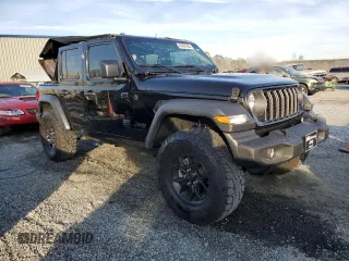 2024 Jeep Wrangler Sport S with VIN 1C4PJXDG1RW277777, listed as a Copart auction lot 49437045 with 10,405 mi miles and Salvage title. Bid and sale history available at DreamBid. Image 4.