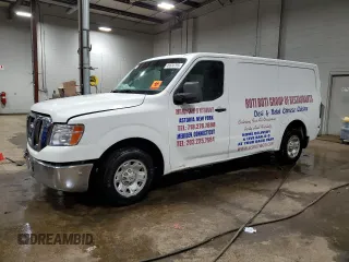 2013 Nissan NV S with VIN 1N6BF0KM2DN108326, listed as a Copart auction lot 49630795 with 300,327 mi miles and Salvage Title. Bid and sale history available at carsss.com. Image 1.