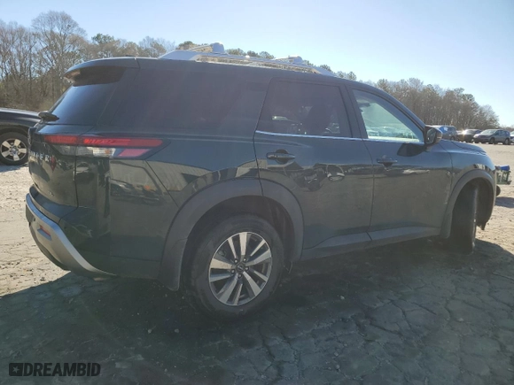2022 Nissan Pathfinder SL with VIN 5N1DR3CA6NC248946, listed as a Copart auction lot 49400935 with 39,583 mi miles and Salvage Title. Bid and sale history available at carsss.com. Image 3.