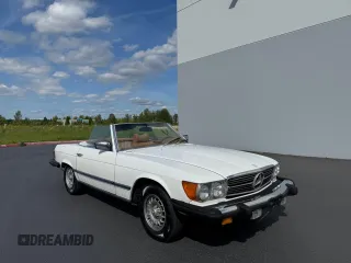 1978 Mercedes-Benz SL with VIN 10704412045023, listed as a Copart auction lot 55180895 with 126,465 mi miles and Clean title. Bid and sale history available at DreamBid. Image 1.