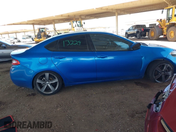 2015 Dodge Dart GT with VIN 1C3CDFEB3FD224075, listed as a IAAI auction lot 39038691 with 154,456 mi miles. Bid and sale history available at carsss.com. Image 12.
