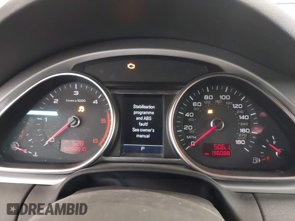 2011 Audi Q7 3.0L TDI Prestige with VIN WA1WMAFE1BD002840, listed as a IAAI auction lot 41537638 with 196,088 mi miles. Bid and sale history available at carsss.com. Image 7.