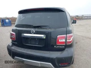 2018 Nissan Armada Platinum with VIN JN8AY2NF8J9333263, listed as a IAAI auction lot 41486915 with 126,536 mi miles. Bid and sale history available at carsss.com. Image 17.