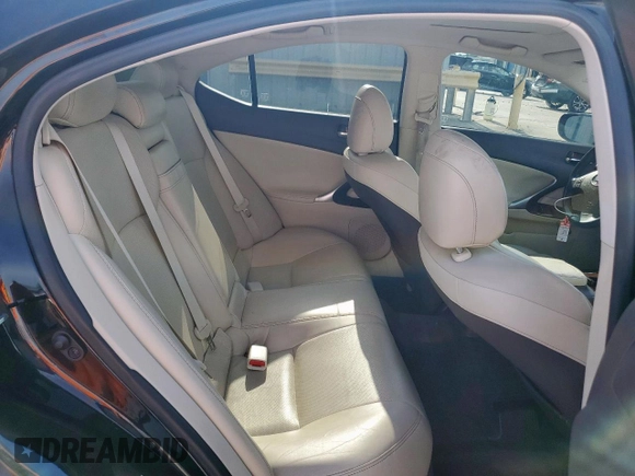 2010 Lexus IS 250 z VIN JTHBF5C28A2097597, wystawiony jako Copart lot #55614765 z przebiegiem 119 166 mil mil oraz Szkoda całkowita • Salvage title. Historia ofert i sprzedaży dostępna na DreamBid. Obrazek 10.