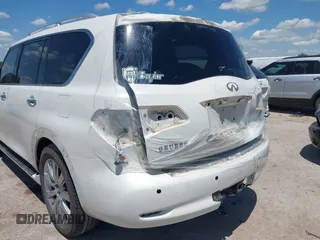 2014 Infiniti QX80 with VIN JN8AZ2NF6E9553827, listed as a IAAI auction lot 42228458 with 167,945 mi miles and . Bid and sale history available at DreamBid. Image 6.