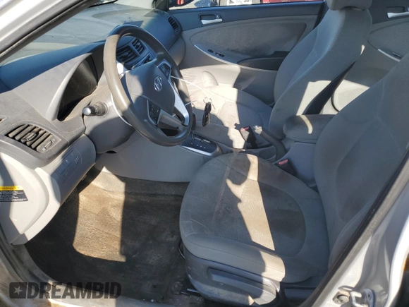 2013 Hyundai Accent GLS with VIN KMHCT4AE4DU440657, listed as a Copart auction lot 52875675 with 370,593 mi miles and Clean Title. Bid and sale history available at carsss.com. Image 7.