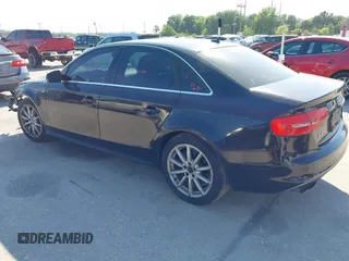 2014 Audi A4 Premium Plus with VIN WAUFFAFL2EN021987, listed as a IAAI auction lot 41888383 with 137,170 mi miles. Bid and sale history available at carsss.com. Image 3.