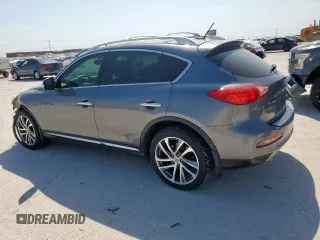 2017 Infiniti QX50 with VIN JN1BJ0RR2HM411012, listed as a Copart auction lot 53279625 with 60,156 mi miles and Salvage Title. Bid and sale history available at DreamBid. Image 2.