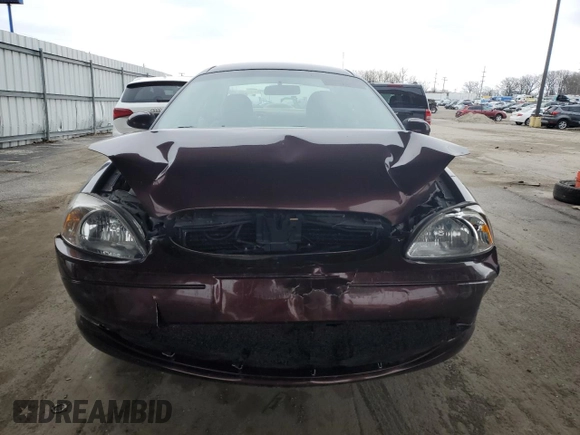 2000 Ford Taurus SE with VIN 1FAFP53U1YG262412, listed as a Copart auction lot 50383705 with 166,541 mi miles and Salvage Title. Bid and sale history available at DreamBid. Image 5.
