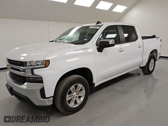 2019 Chevrolet Silverado 1500 LT with VIN 3GCPYDEKXKG199243, listed as a Copart auction lot 53494195 with 126,800 mi miles and Clean Title. Bid and sale history available at carsss.com. Image 1.