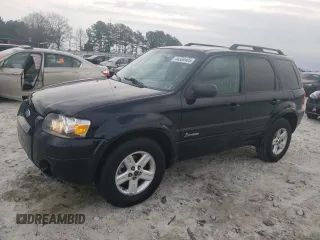 2007 Ford Escape Hybrid with VIN 1FMCU49HX7KB90305, listed as a Copart auction lot 44300405 with 240,011 mi miles and Salvage Title. Bid and sale history available at carsss.com. Image 1.