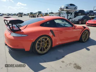 2016 Porsche 911 GT3 RS with VIN WP0AF2A94GS187186, listed as a Copart auction lot 72001384 with 32,531 mi miles and Salvage Title. Bid and sale history available at carsss.com. Image 3.