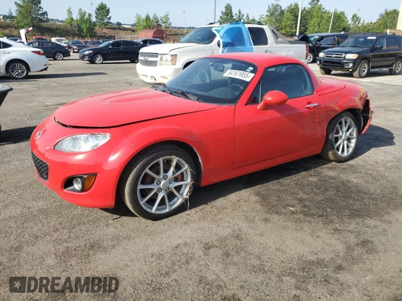 2009 Mazda MX-5 Miata Grand Touring with VIN JM1NC26F190204839, listed as a Copart auction lot 54161955 with 88,821 mi miles and Salvage title. Bid and sale history available at DreamBid. Image 1.