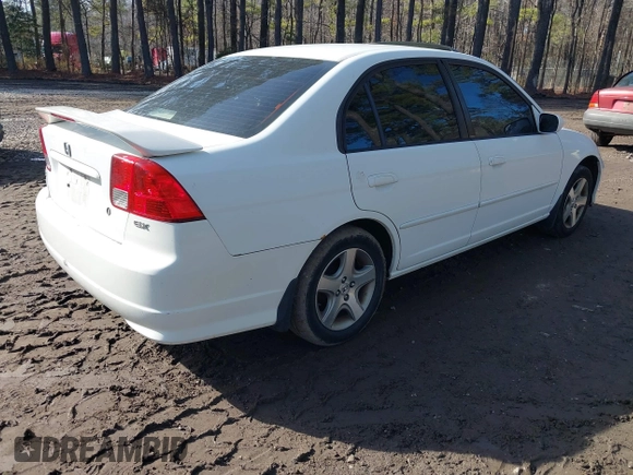 2004 Honda Civic EX with VIN 2HGES26824H574322, listed as a IAAI auction lot 41563129 with 179,397 mi miles. Bid and sale history available at carsss.com. Image 4.