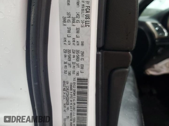 2017 Jeep Grand Cherokee Overland z VIN 1C4RJFCGXHC694528, wystawiony jako Copart lot #51327395 z przebiegiem 114 477 mil mil oraz Szkoda całkowita • Salvage title. Historia ofert i sprzedaży dostępna na DreamBid. Obrazek 13.